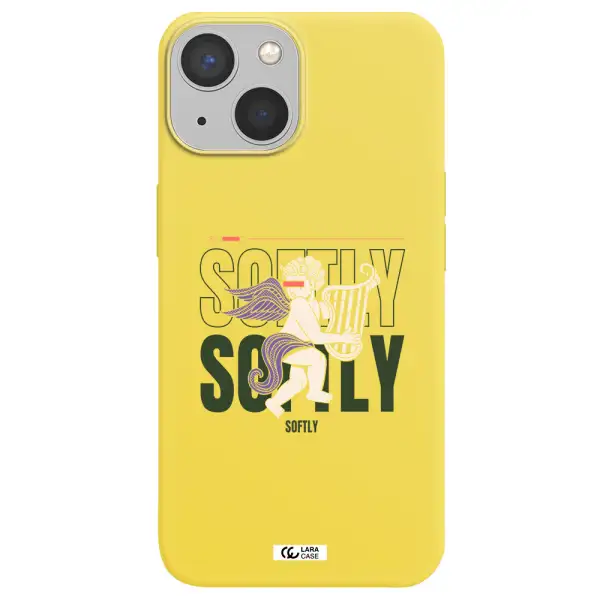 Orpheus Apple iPhone 13 Silicone canary yellow Case