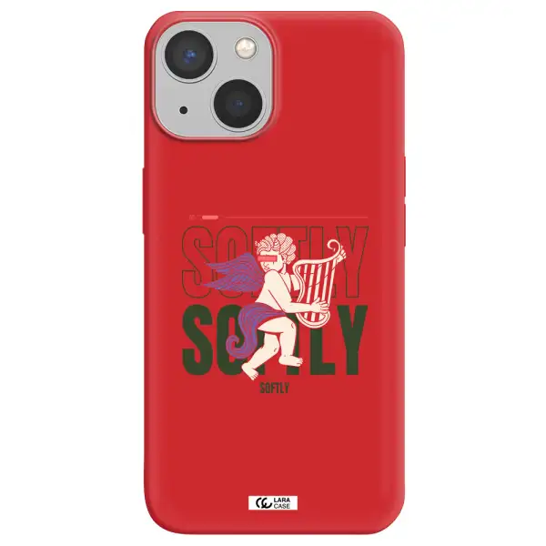 Orpheus Apple iPhone 13 Silicone Imperial Red Case
