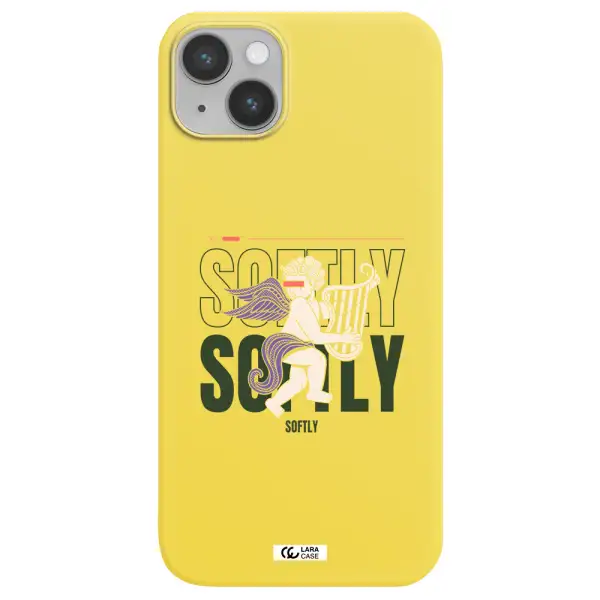 Orpheus Apple iPhone 14 plus Silicone canary yellow Case