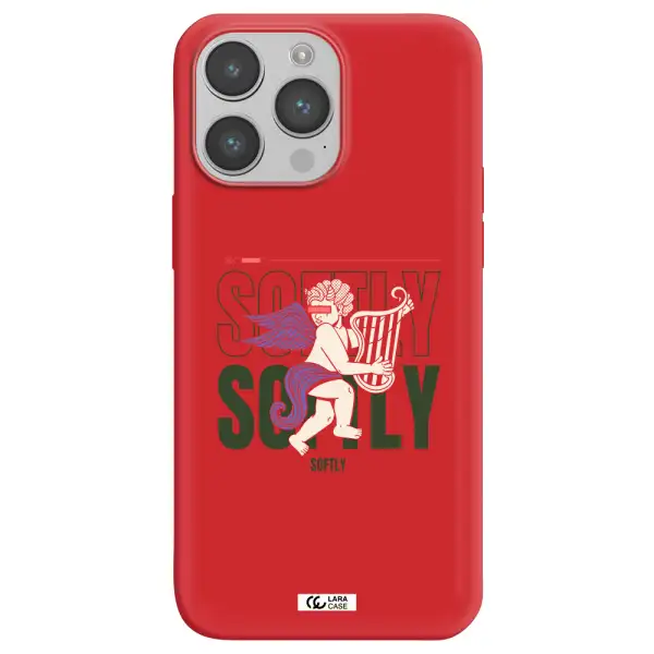 Orpheus Apple iPhone 14 pro max Silicone Imperial Red Case