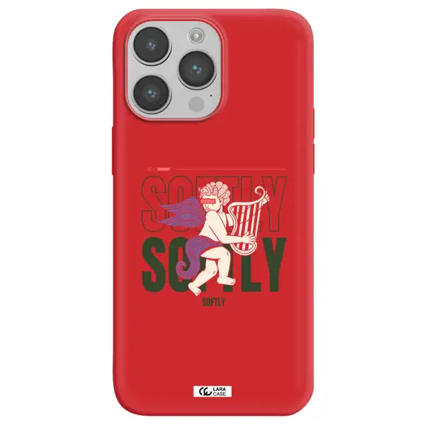 Orpheus Apple iPhone 14 pro Silicone Imperial Red Case
