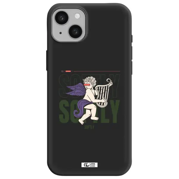 Orpheus Apple iphone 15 plus Silicone black Case