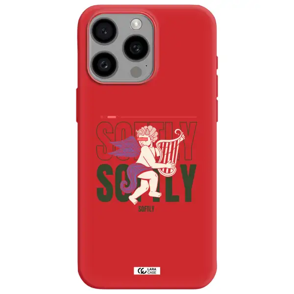 Orpheus Apple Iphone 15 Pro Max Silicone Imperial Red Case
