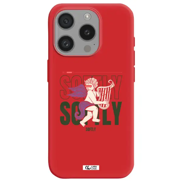 Orpheus Apple Iphone 15 Pro Silicone Imperial Red Case