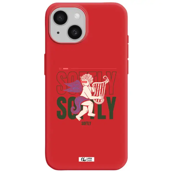 Orpheus Apple Iphone 15 Silicone Imperial Red Case