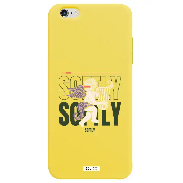 Orpheus Apple iPhone 6 plus Silicone canary yellow Case