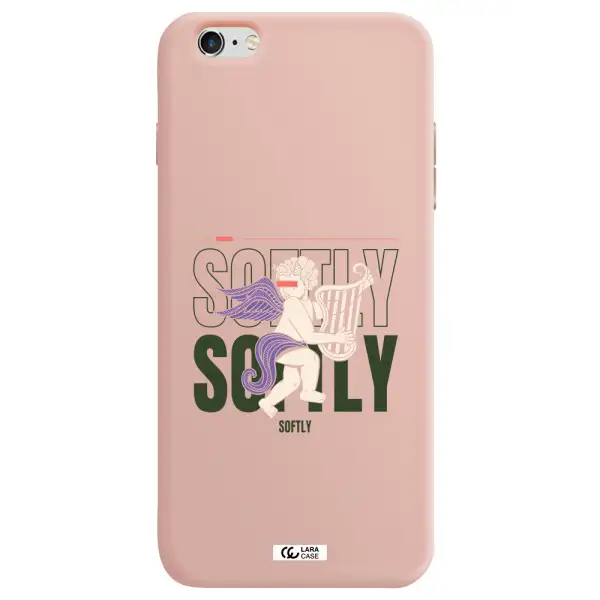 Orpheus Apple iPhone 6 s plus Silicone pastel pink Case
