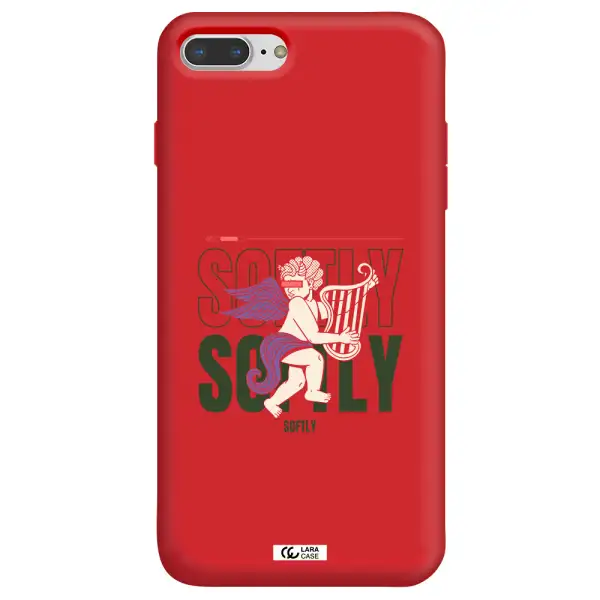 Orpheus Apple iPhone 7 plus Silicone Imperial Red Case