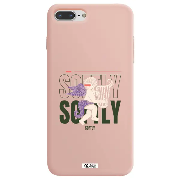 Orpheus Apple iPhone 7 plus Silicone pastel pink Case