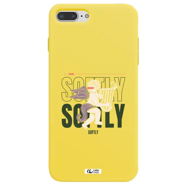 Orpheus Apple iPhone 8 plus Silicone canary yellow Case