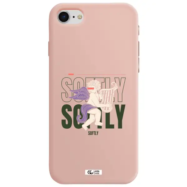 Orpheus Apple iPhone se 2020 Silicone pastel pink Case