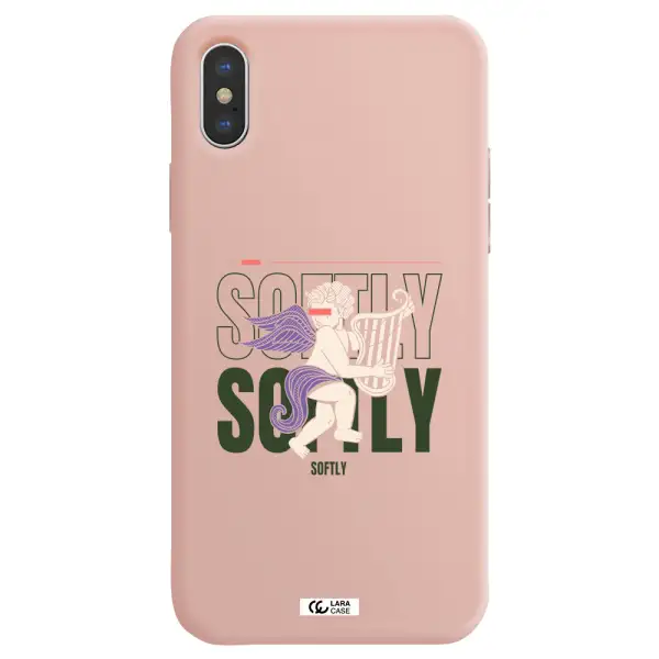 Orpheus Apple iPhone XS max Silicone pastel pink Case