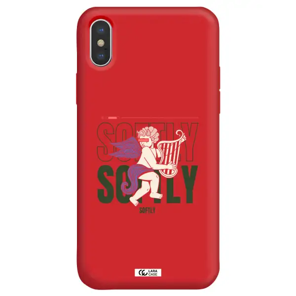 Orpheus Apple iPhone XS Silicone Imperial Red Case