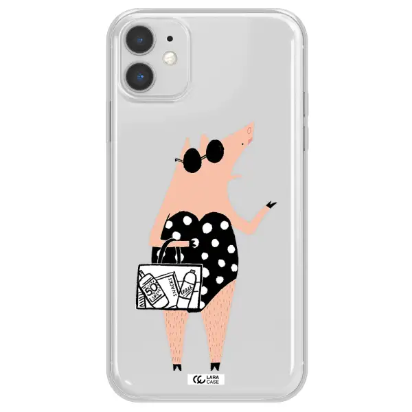 Lady Pig Apple iPhone 11 Clear TPU Case