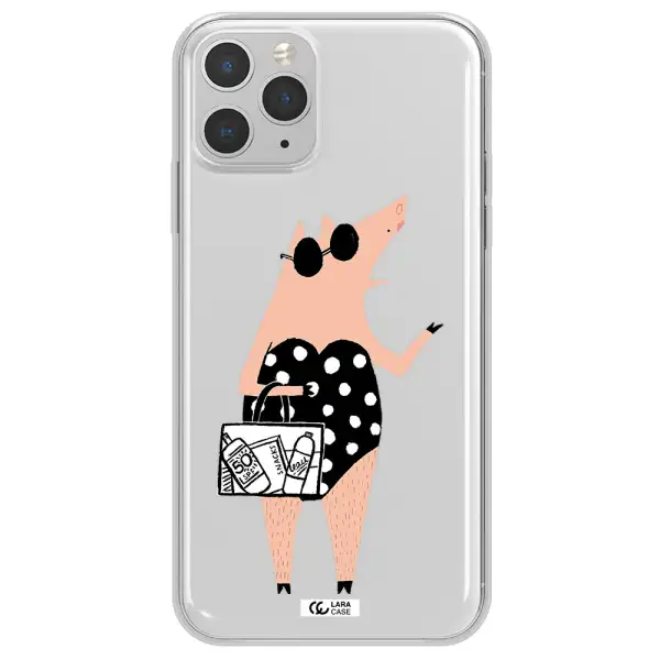 Lady Pig Apple iPhone 11 pro Clear TPU Case