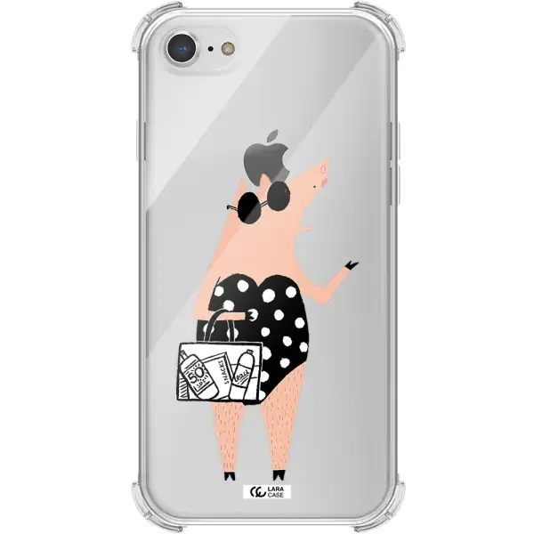 Lady Pig Apple iPhone 7 Clear PC Case