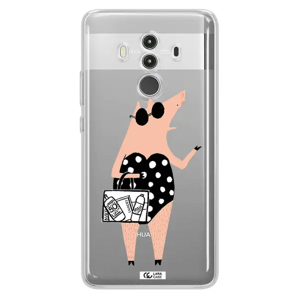 Lady Pig Huawei Mate 10 Clear TPU Case