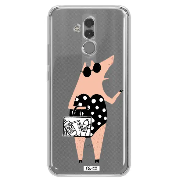 Lady Pig Huawei Mate 20 Lite Clear TPU Case