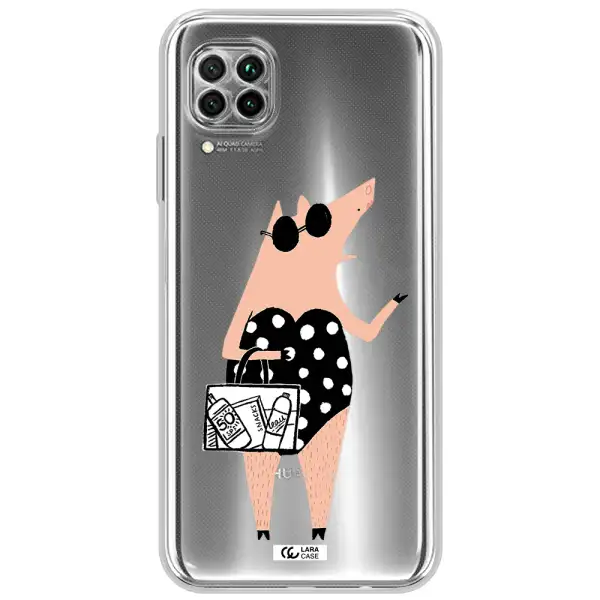 Lady Pig Huawei Nova 7I Clear Tpu Case