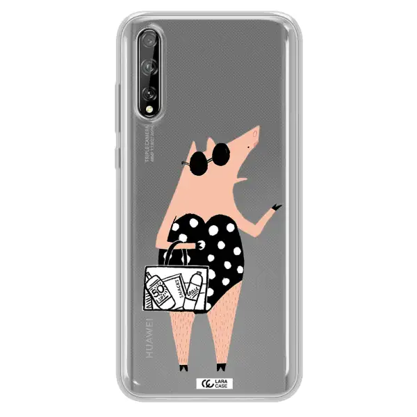 Lady Pig Huawei P Smart S Clear TPU Case
