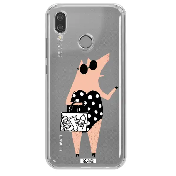 Lady Pig Huawei P20 Lite Clear TPU Case