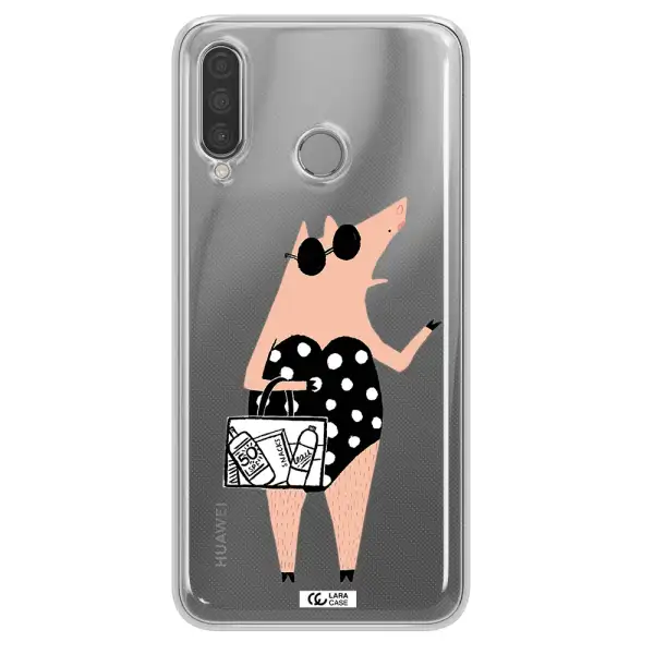 Lady Pig Huawei P30 Lite Clear TPU Case