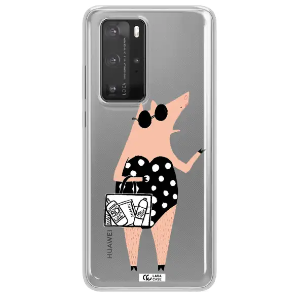 Lady Pig Huawei P40 Pro Clear TPU Case