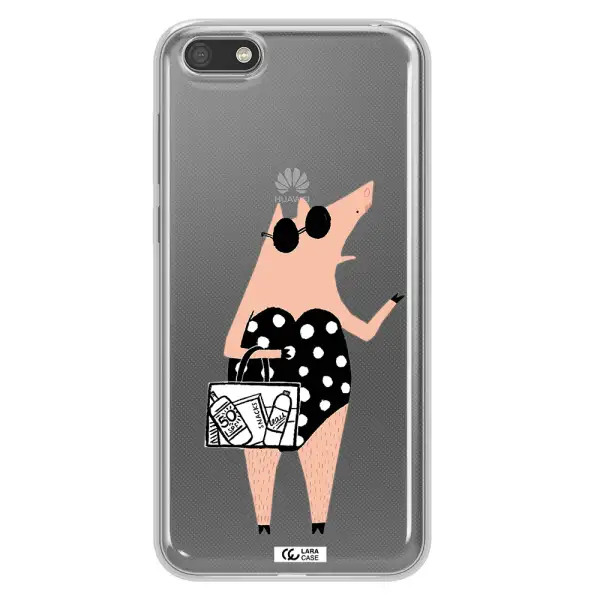 Lady Pig Huawei Y5 2018 Clear TPU Case