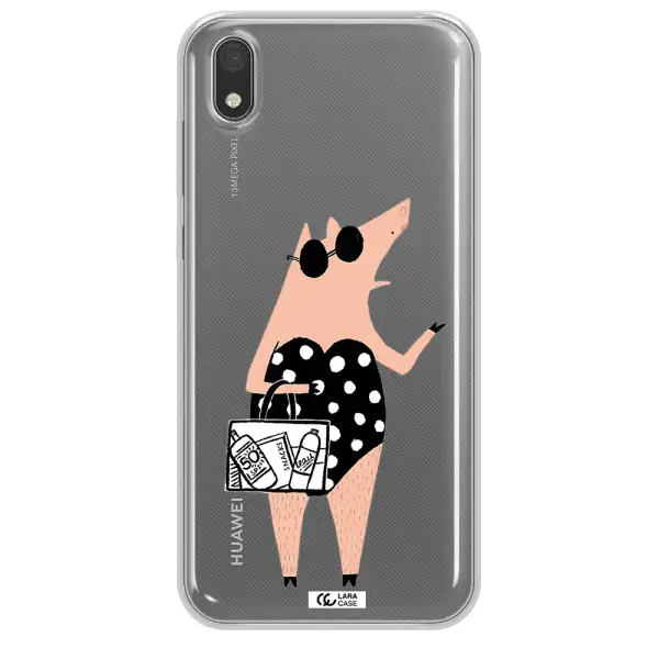 Lady Pig Huawei Y5 2019 Clear TPU Case