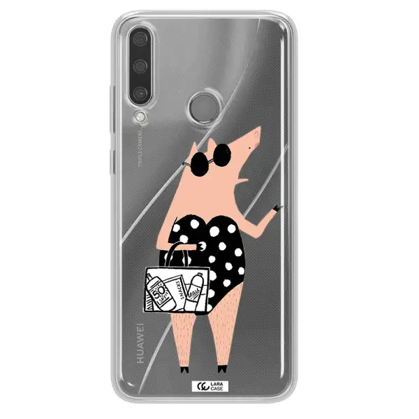 Lady Pig Huawei Y6P Clear TPU Case