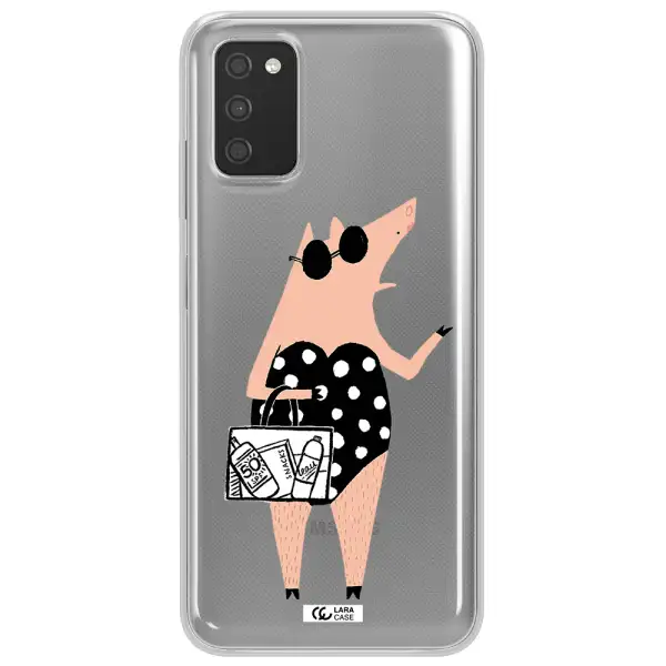 Lady Pig Samsung A03S Clear TPU Case