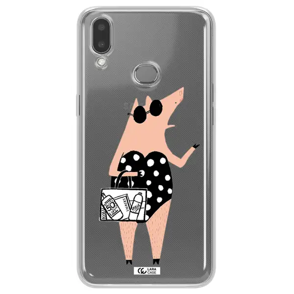 Lady Pig Samsung A10S Clear TPU Case