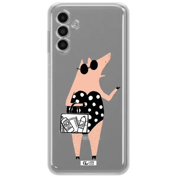 Lady Pig Samsung A13 5G Clear Tpu Case