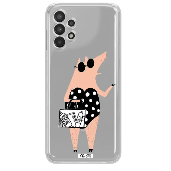 Lady Pig Samsung A13 Clear TPU Case