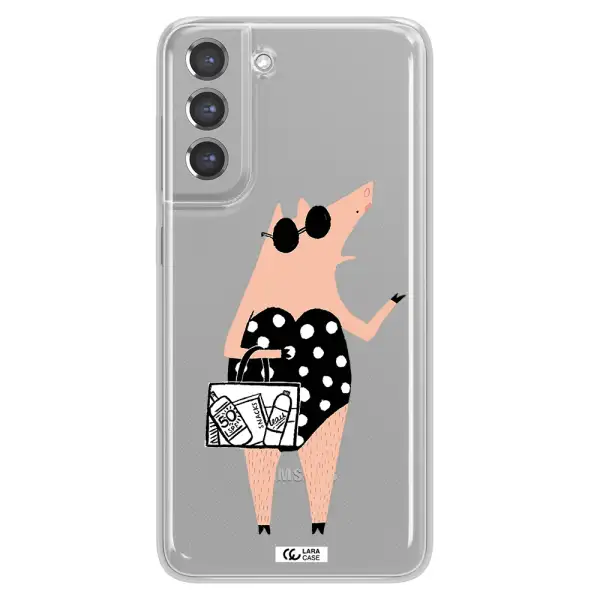 Lady Pig Samsung A21 Fe Clear TPU Case