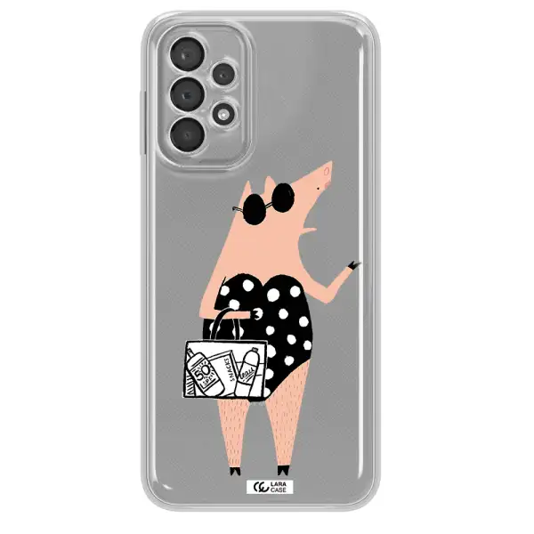 Lady Pig Samsung A23 5G Clear Tpu Case