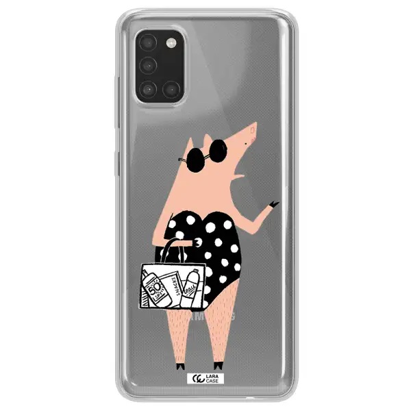 Lady Pig Samsung A31 Clear TPU Case