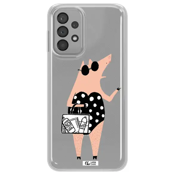 Lady Pig Samsung A33 Clear TPU Case