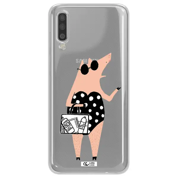 Lady Pig Samsung A70 Clear TPU Case