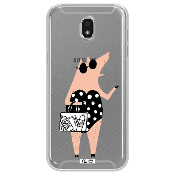 Lady Pig Samsung J5 2017 Clear TPU Case