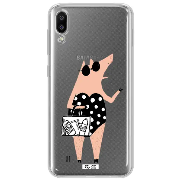 Lady Pig Samsung M10 Clear TPU Case
