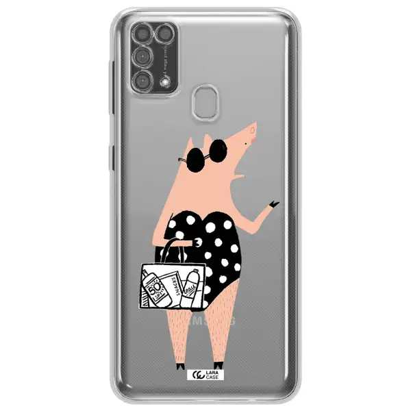 Lady Pig Samsung M31 Clear TPU Case