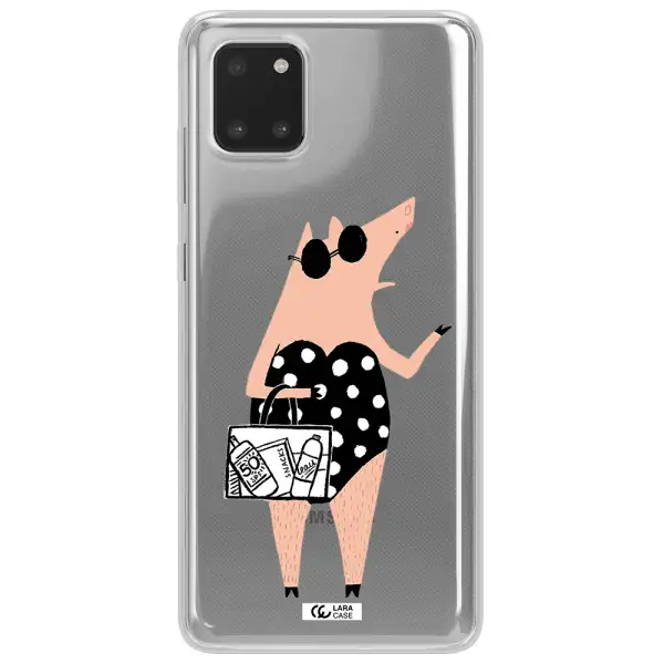 Lady Pig Samsung Note 10 Lite Clear TPU Case