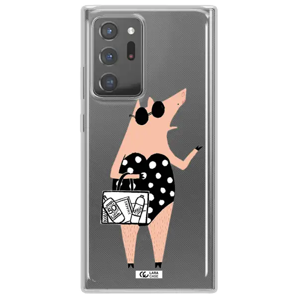 Lady Pig Samsung Note 20 Ultra Clear TPU Case