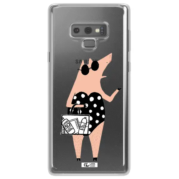 Lady Pig Samsung Note 9 Clear TPU Case