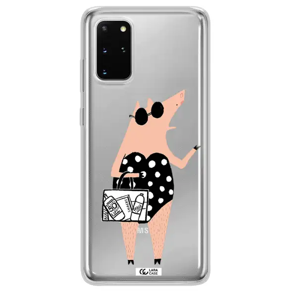 Lady Pig Samsung S 20 Plus Clear TPU Case
