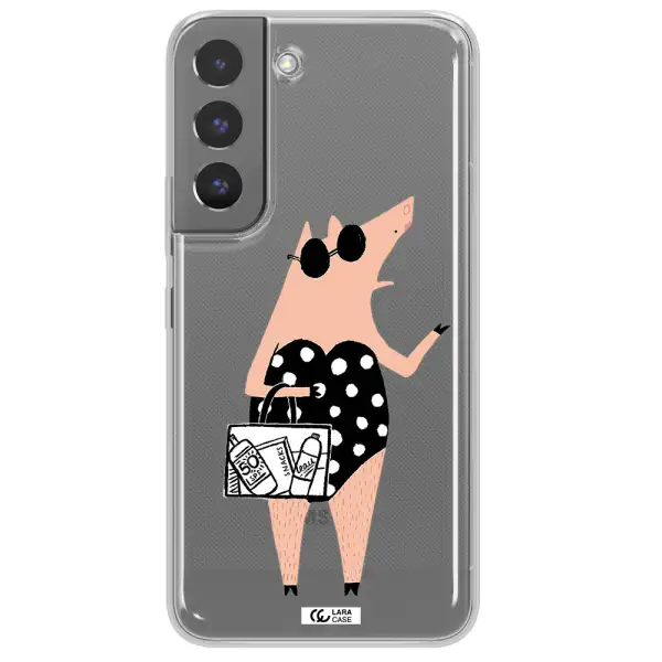 Lady Pig Samsung S 22 Plus Clear TPU Case