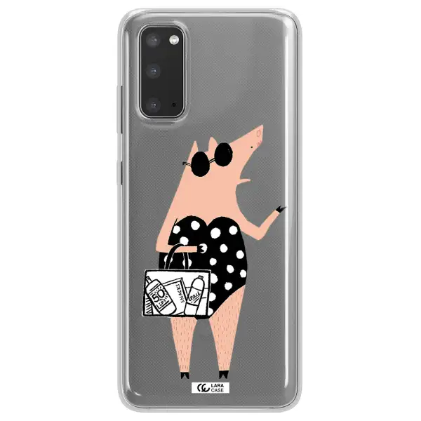 Lady Pig Samsung S20 Clear TPU Case