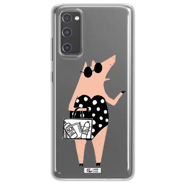 Lady Pig Samsung S20 Fe Clear TPU Case