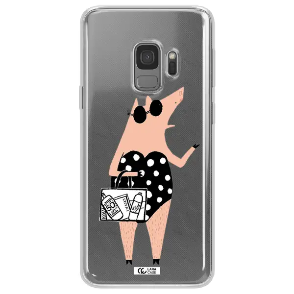 Lady Pig Samsung S9 Clear TPU Case